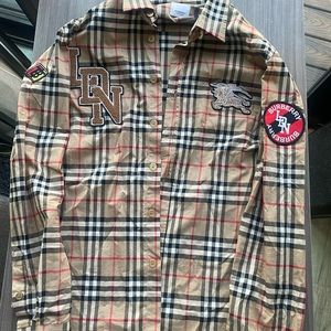 Burberry Dress Shirt. Size-Large, good condition.
